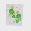 Bubbles - zöld-lime mix