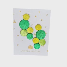 Bubbles - zöld-lime mix