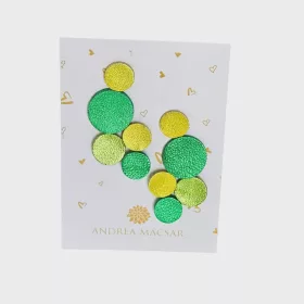 Bubbles - zöld-lime mix