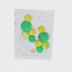Bubbles - zöld-lime mix