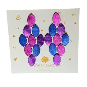 Fémina  ombre - lila, kék, pink mix