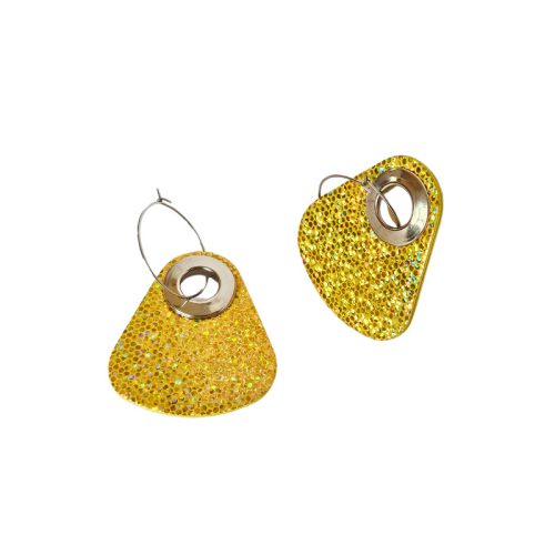 Rockrings - Irizáló, színesen csillogó hideg sárga - kis méret
