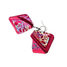 Tetrisz - Málna alapon irizáló mintás - két méret