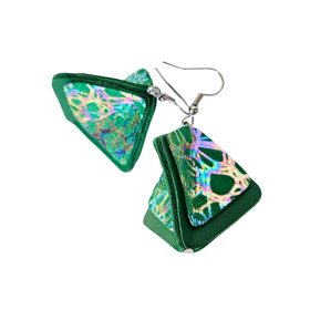 Tetrisz - Zöld alapon irizáló mintás - két méret