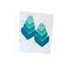 Türkizzöld ombre - Főnix smart 4 elemes