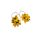 Sárga kis virágok fülbevaló