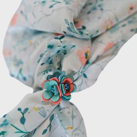   Lágy fuvallat - Selyemkendő gyűrűvel -  kombinálható ékszerszett